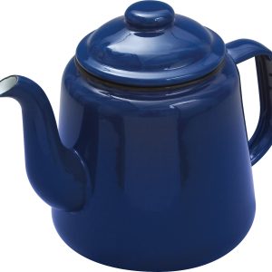 Falcon Housewares Large Blue Enamel Tea Pot