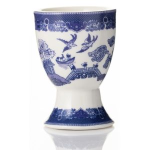Blue Willow Ceramic Egg Cup