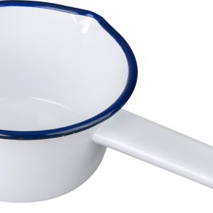 Falcon Housewares 14 cm Blue and White Enamel Pan