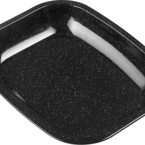 Falcon Housewares 26 cm Black Speckled Enamel Mini Roaster