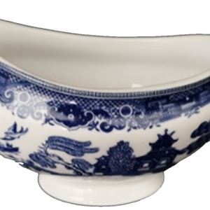 Blue Willow Ceramic Gravy Boat