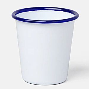 Falcon Housewares Blue and White Enamel Tumbler