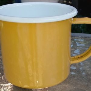 Falcon Housewares 8 cm Yellow Enamel Mug