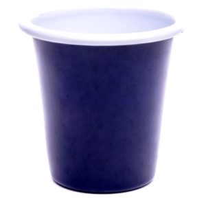 Falcon Housewares Blue Enamel Tumbler with White Rim