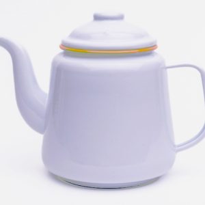 Falcon Housewares Yellow and White Enamel Tea Pot