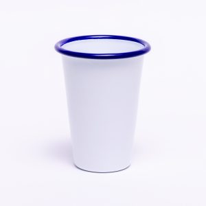 Falcon Housewares Blue and White Large Enamel Tumbler