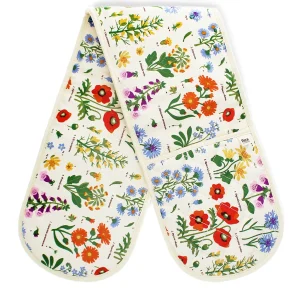 Wild Flowers Double Oven Glove