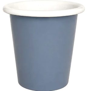 Falcon Housewares French Blue Enamel Tumbler with White Rim