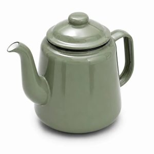 Falcon Housewares Small Sage Green Enamel Tea Pot