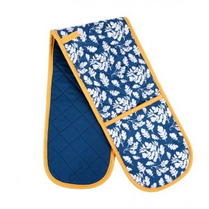 Steelex Blue Floral Oven Glove