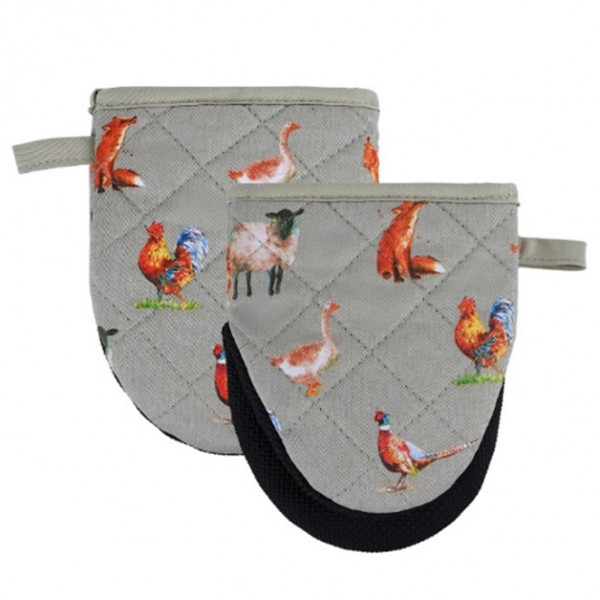 Steelex Farm Friends Microwave Mitts