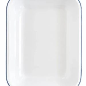 Falcon Housewares 28 cm French Blue and White Enamel Bake Pan