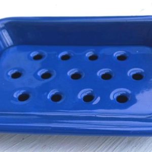 Falcon Housewares Blue Enamel Soap Dish